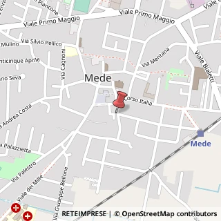 Mappa Via Antonio Gramsci, 12, 27035 Mede, Pavia (Lombardia)