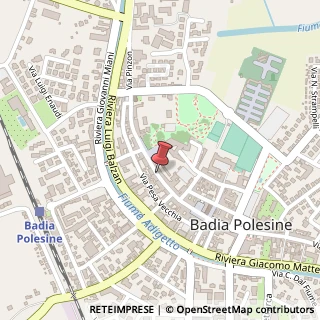 Mappa Via degli Estensi, 90, 45021 Badia Polesine, Rovigo (Veneto)