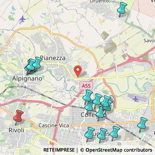 Mappa Via Airauda, 10044 Pianezza TO, Italia (3.05125)