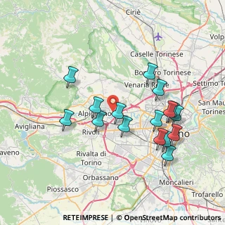 Mappa Via Airauda, 10044 Pianezza TO, Italia (7.34)