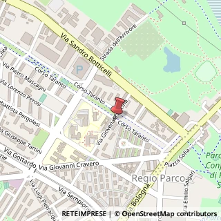 Mappa Via Giovenale Ancina,  43, 10154 Torino, Torino (Piemonte)