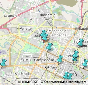 Mappa Via Bessanese, 10100 Torino TO, Italia (2.70909)