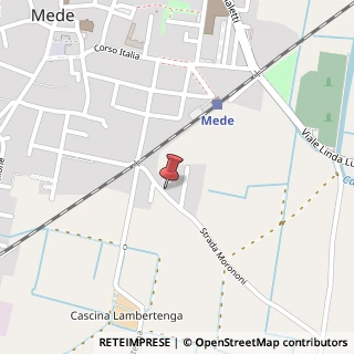 Mappa Strada Morononi, 13, 27035 Mede, Pavia (Lombardia)