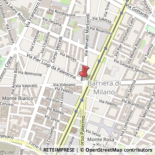 Mappa Via Pierluigi Palestrina Angolo, Largo Giulio Cesare, 10154 Torino TO, Italia, 10154 Torino, Torino (Piemonte)