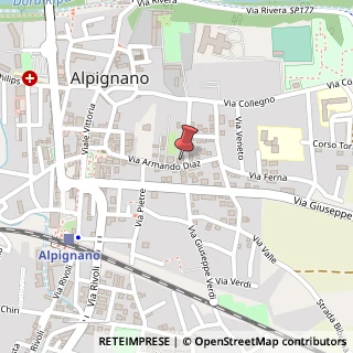 Mappa Via Armando Diaz, 39, 10091 Alpignano, Torino (Piemonte)