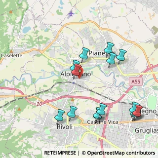 Mappa Via Giuseppe Garibaldi, 10091 Alpignano TO, Italia (2.34267)