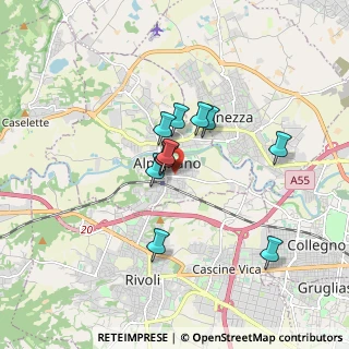 Mappa Via Giuseppe Garibaldi, 10091 Alpignano TO, Italia (1.23364)