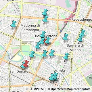 Mappa Via Chiesa della Salute, 10100 Torino TO, Italia (1.14)