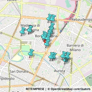 Mappa Via Chiesa della Salute, 10100 Torino TO, Italia (0.7625)