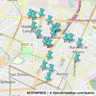 Mappa Via Chiesa della Salute, 10100 Torino TO, Italia (0.9405)