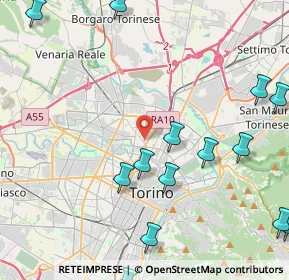 Mappa Via Chiesa della Salute, 10100 Torino TO, Italia (5.75571)