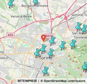 Mappa Via Chiesa della Salute, 10100 Torino TO, Italia (5.53)