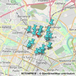 Mappa Via Chiesa della Salute, 10100 Torino TO, Italia (1.2905)