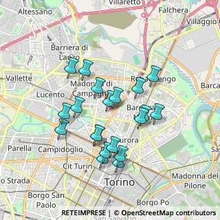 Mappa Via Chiesa della Salute, 10100 Torino TO, Italia (1.606)