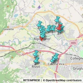 Mappa Sottopassaggio F.s., 10091 Alpignano TO, Italia (1.604)