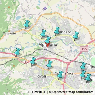 Mappa Sottopassaggio F.s., 10091 Alpignano TO, Italia (2.70357)