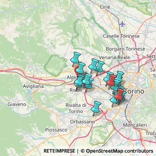 Mappa Sottopassaggio F.s., 10091 Alpignano TO, Italia (6.34889)