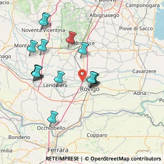 Mappa A13 Bologna - Padova, 45100 Concadirame RO, Italia (16.13813)