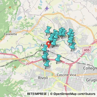 Mappa Viale Vittoria, 10091 Alpignano TO, Italia (1.264)