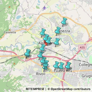 Mappa Viale Vittoria, 10091 Alpignano TO, Italia (1.78765)