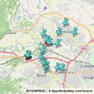 Mappa Piazza Caduti, 10091 Alpignano TO, Italia (1.797)