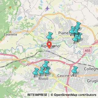 Mappa Piazza Caduti, 10091 Alpignano TO, Italia (2.36583)