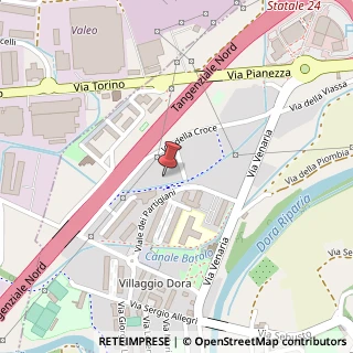 Mappa Via della croce 4/d, 10093 Collegno, Torino (Piemonte)