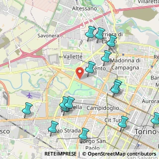 Mappa Corso Regina Margherita, 10151 Torino TO, Italia (2.51667)