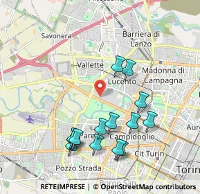 Mappa Corso Regina Margherita, 10151 Torino TO, Italia (2.02143)