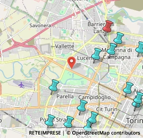 Mappa Corso Regina Margherita, 10151 Torino TO, Italia (3.02714)