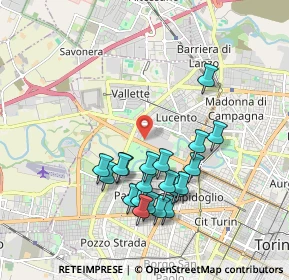 Mappa Corso Regina Margherita, 10151 Torino TO, Italia (1.8115)