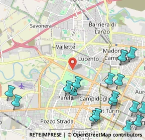 Mappa Corso Regina Margherita, 10151 Torino TO, Italia (3.2395)