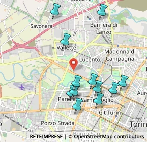 Mappa Corso Regina Margherita, 10151 Torino TO, Italia (2.02833)