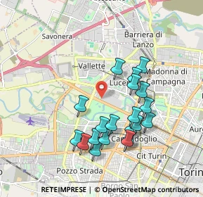 Mappa Corso Regina Margherita, 10151 Torino TO, Italia (1.773)