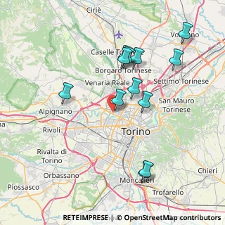 Mappa Corso Regina Margherita, 10151 Torino TO, Italia (7.77583)
