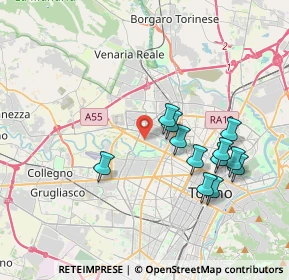 Mappa Corso Regina Margherita, 10151 Torino TO, Italia (3.62)