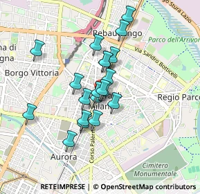 Mappa Via Luigi Salvatore Cherubini, 10129 Torino TO, Italia (0.6795)