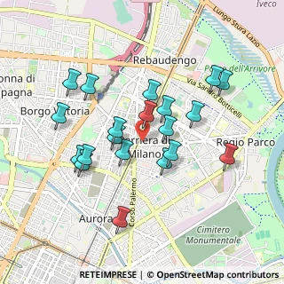 Mappa Via Montanaro, 10154 Torino TO, Italia (0.8595)