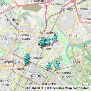 Mappa Via Montanaro, 10154 Torino TO, Italia (1.42091)