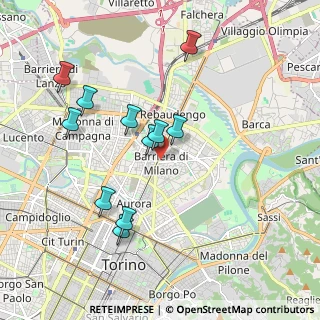 Mappa Via Montanaro, 10154 Torino TO, Italia (1.86273)