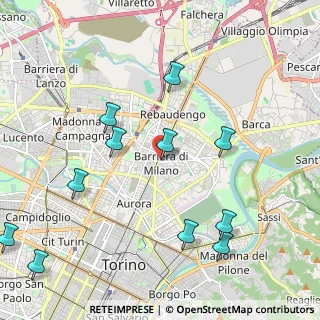 Mappa Via Montanaro, 10154 Torino TO, Italia (2.47273)