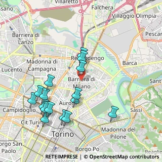 Mappa Via Montanaro, 10154 Torino TO, Italia (2.1325)