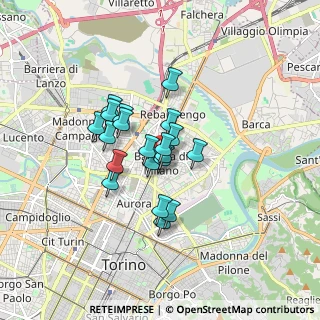 Mappa Via Montanaro, 10154 Torino TO, Italia (1.179)