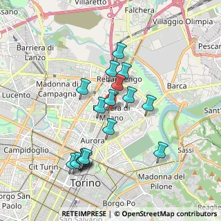 Mappa Via Montanaro, 10154 Torino TO, Italia (1.70647)