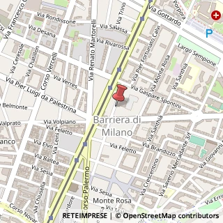 Mappa Via Montanaro, 54, 10154 Torino, Torino (Piemonte)