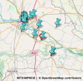 Mappa Via Cavour, 46031 Bagnolo San Vito MN, Italia (8.14474)