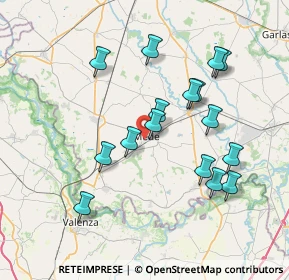 Mappa Via G. Bellone, 27035 Mede PV, Italia (7.19375)