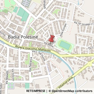 Mappa Via roma 44, 45021 Badia Polesine, Rovigo (Veneto)