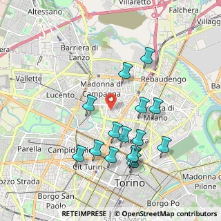 Mappa Via Ciamarella, 10149 Torino TO, Italia (1.91467)