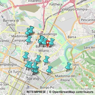 Mappa Via Luigi Salvatore Cherubini, 10154 Torino TO, Italia (1.9305)